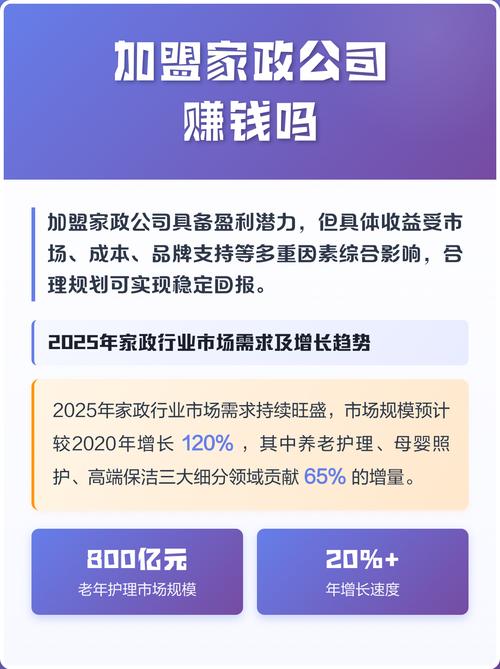 开家政公司真的能赚钱吗？